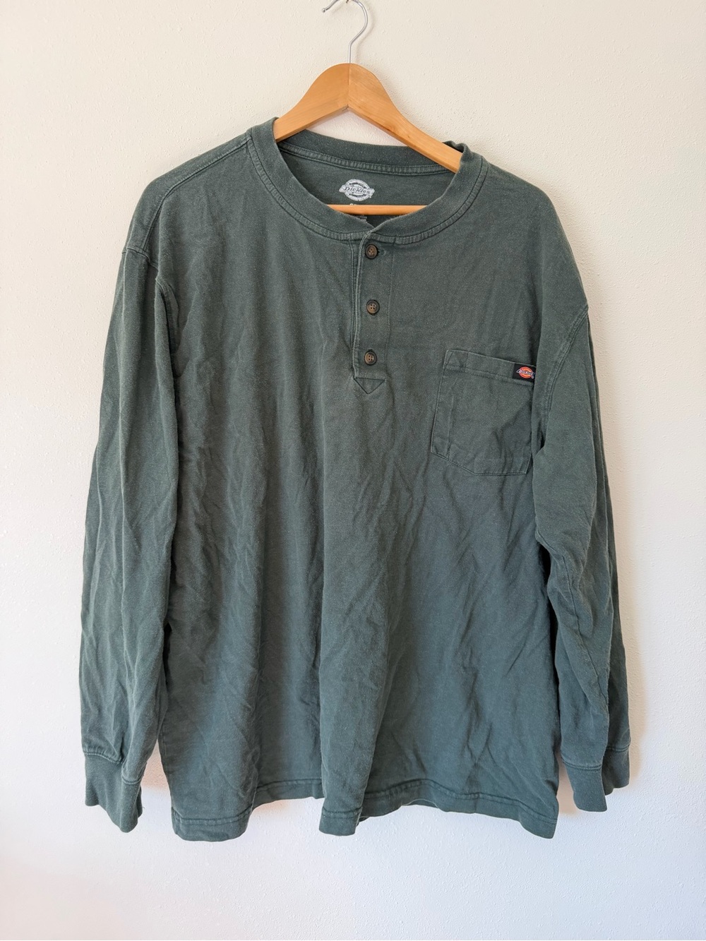 Men’s Green Dickies Long Sleeve